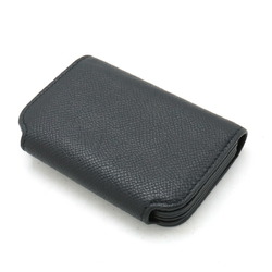 BALENCIAGA Accordion Card Case, Business Holder, Coin Leather, Black, 594225