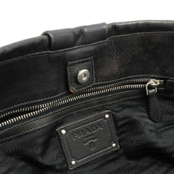 PRADA Prada Tote Bag Shoulder Leather NERO Black BR3974