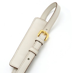 PRADA Prada shoulder strap only leather ivory white