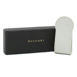 BVLGARI Bulgari Money Clip Bill Leather White