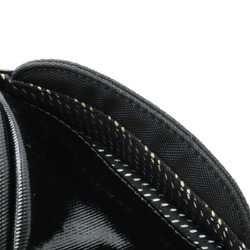 CHANEL Sport Line Shoulder Bag Pochette Coco Mark Coated Canvas Black A26568
