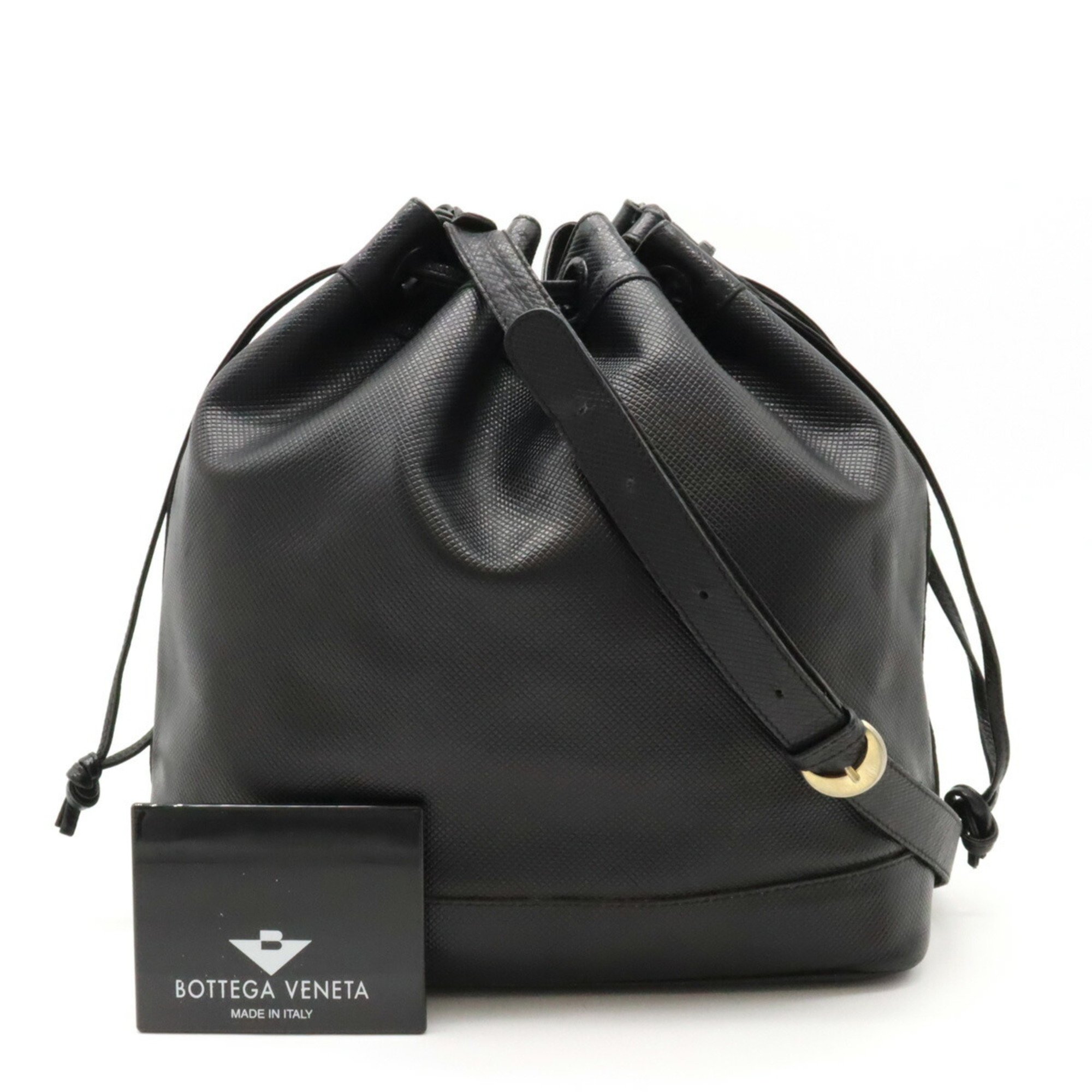 BOTTEGA VENETA Bottega Veneta Shoulder Bag Leather Black