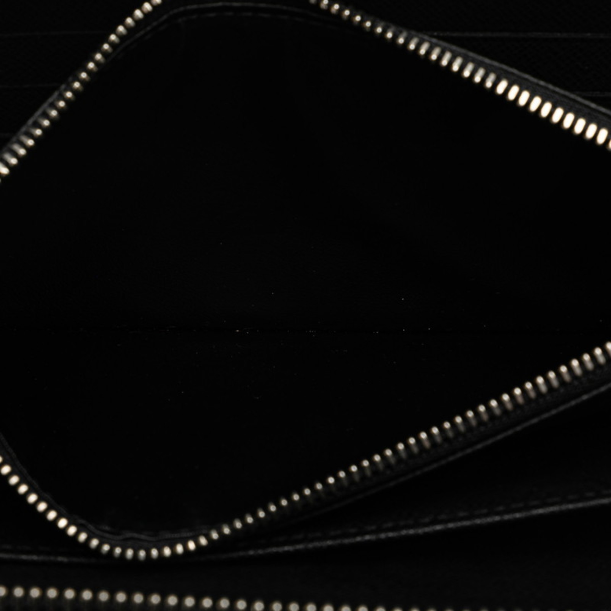 Louis Vuitton Epi Zippy Organizer Round Long Wallet M63852 Black Noir Leather Men's LOUIS VUITTON