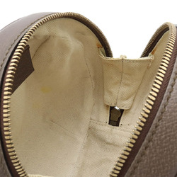 GUCCI Ophidia GG Supreme Handbag Shoulder Bag Ball Shape PVC Leather Beige Mocha Brown 574794