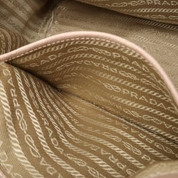 PRADA SAFFIANO LUX Galleria handbag shoulder bag leather pink beige BN1801