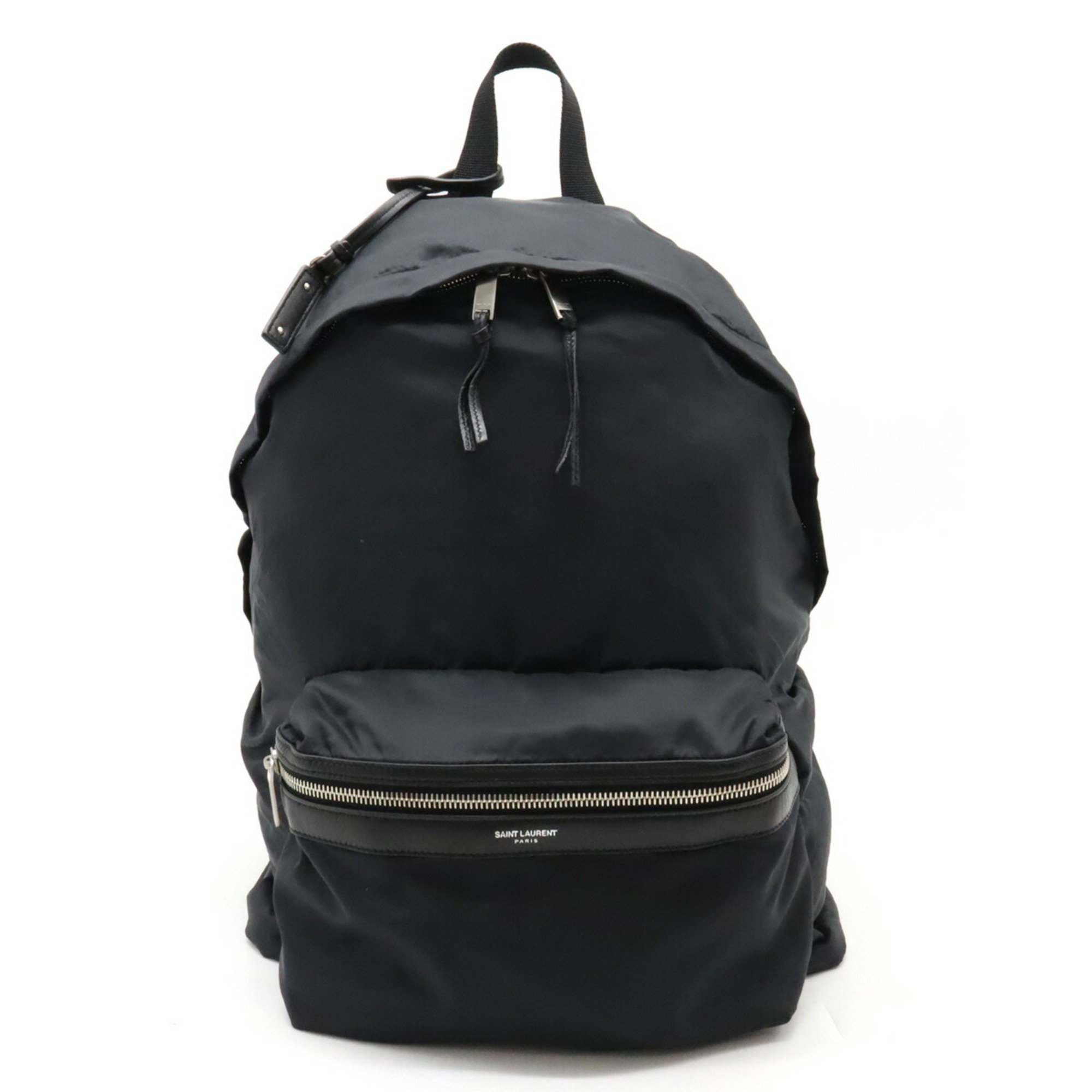 SAINT LAURENT PARIS YSL Yves Saint Laurent Foldable City Backpack Nylon Black 534974