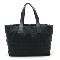 CHANEL New Travel Line Tote MM Bag Shoulder Nylon Jacquard Black A15991