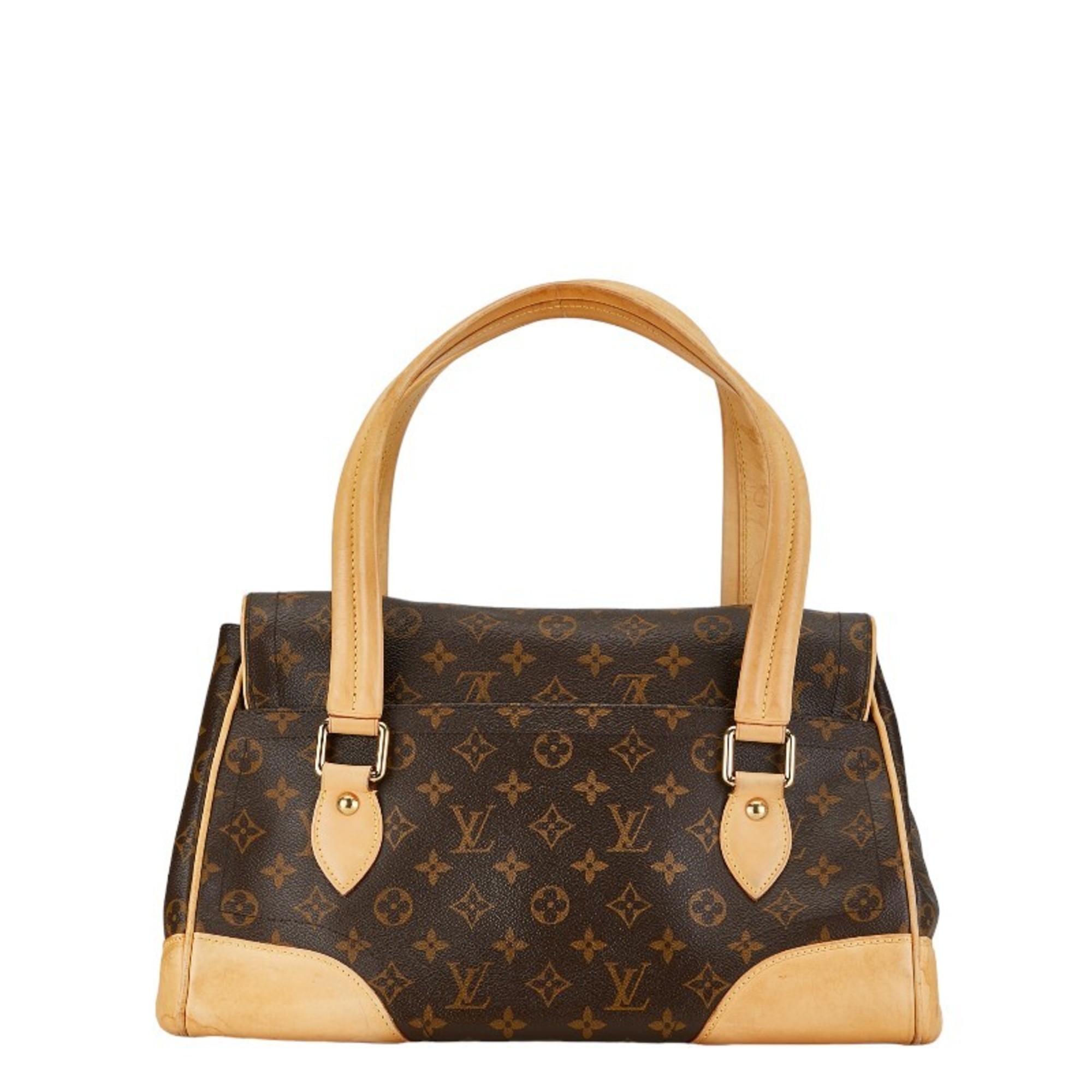 Louis Vuitton Monogram Beverly GM Handbag Shoulder Bag M40120 Brown PVC Leather Women's LOUIS VUITTON