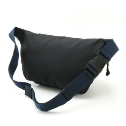BALENCIAGA WHEEL Belt Bag, Waist Pouch, Body Nylon Canvas, Black, Navy, 533009