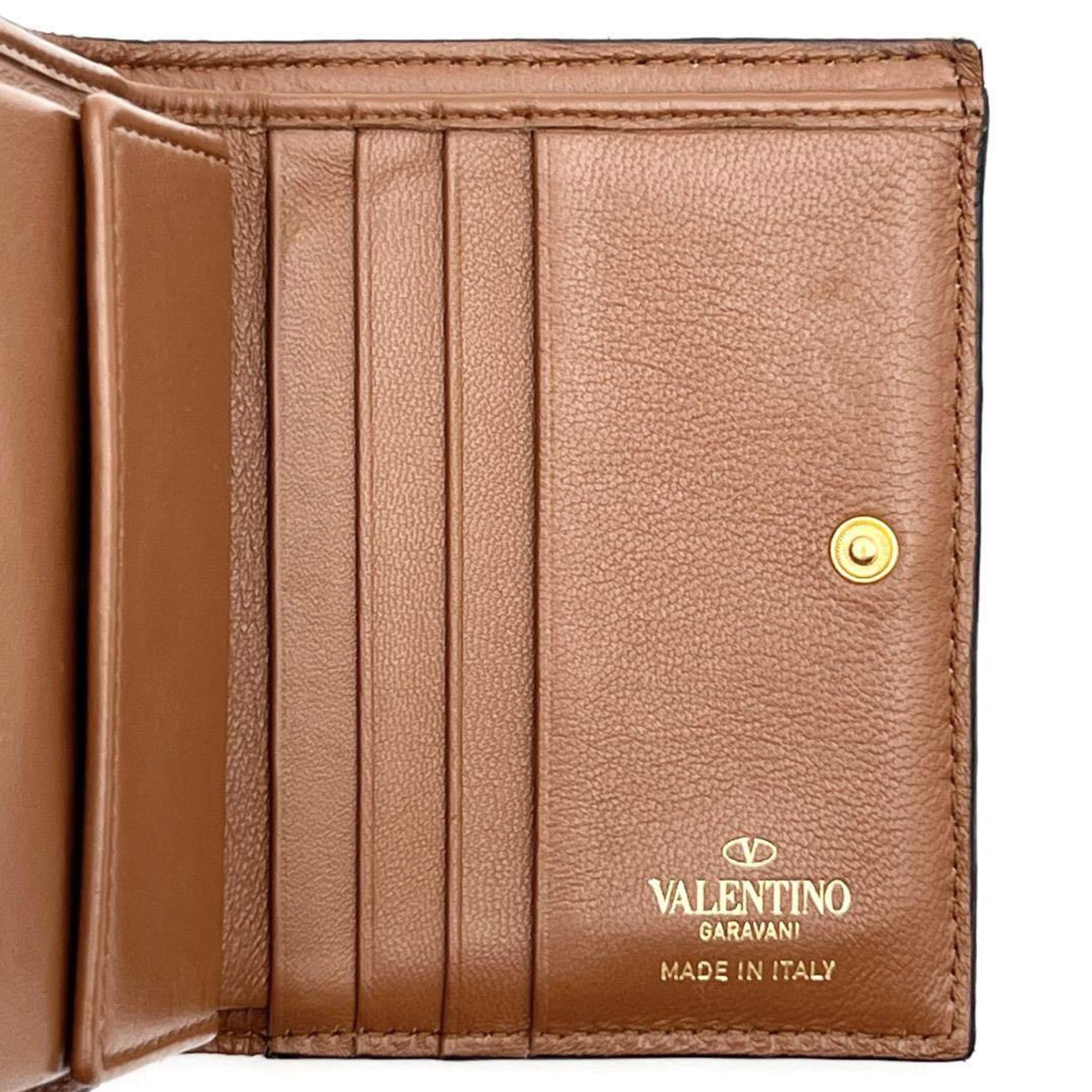 Valentino Women's Wallet, Bi-fold V Logo Signature Canvas Wallet