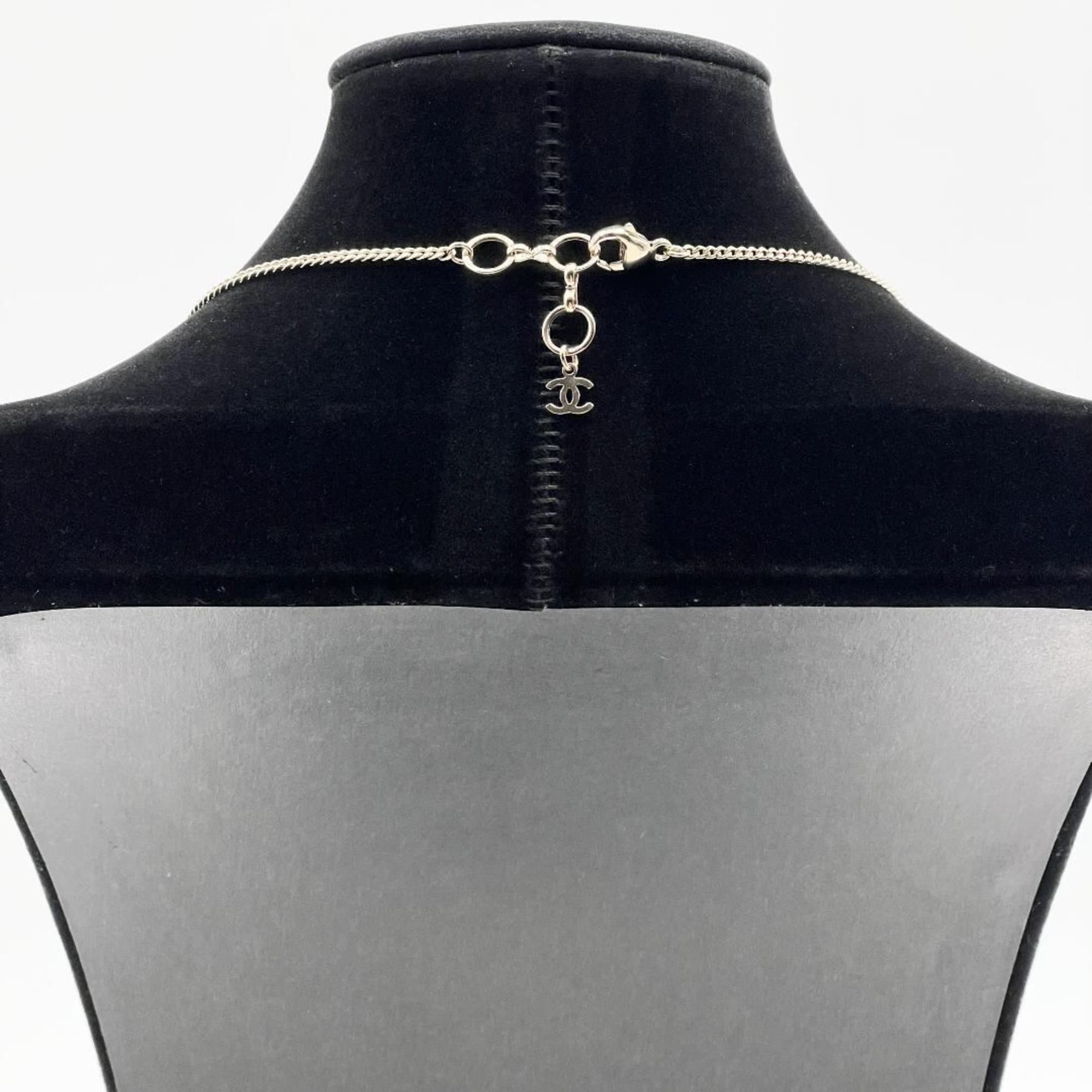 CHANEL Women's Pendant Necklace Camellia Coco Mark