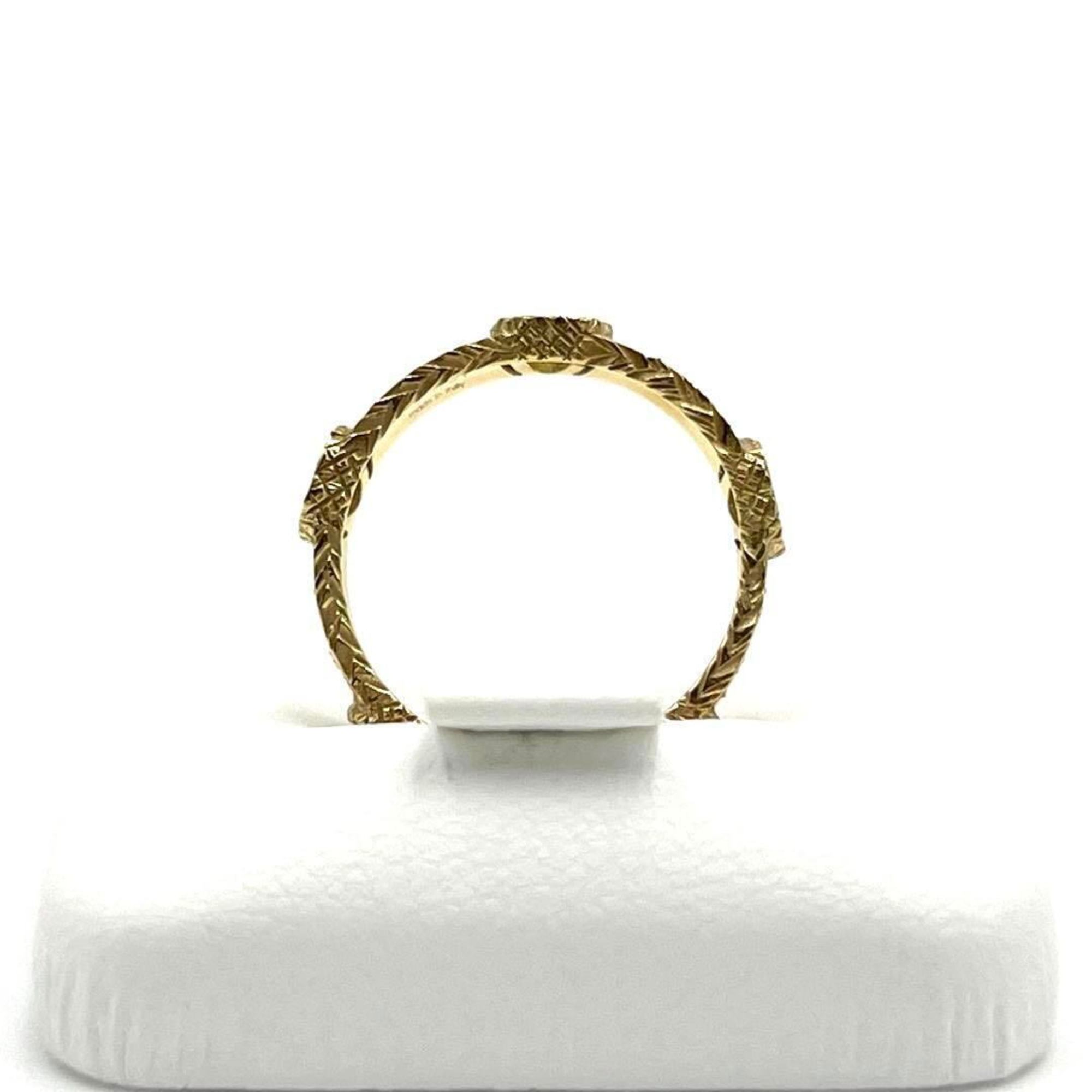 Gucci GUCCI Women's Ring Gold K18 18K Interlocking G Yellow