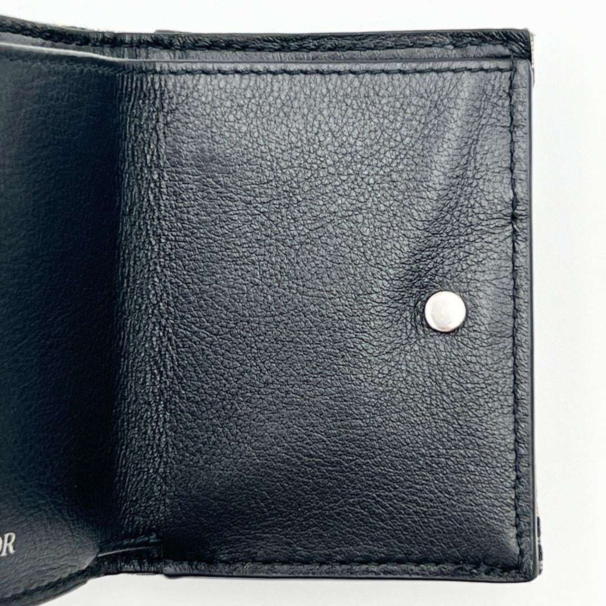 Christian Dior Dior Men's Wallet, Folding Tri-Fold DIOR Canvas Oblique