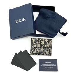 Christian Dior Dior Men's Wallet, Folding Tri-Fold DIOR Canvas Oblique