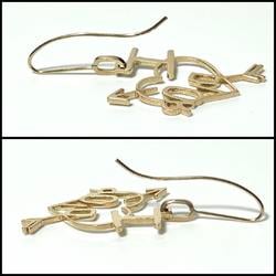 Christian Dior DIOR Women's Hook Drop Earrings I LOVE