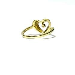 Tiffany Women's Ring Gold Diamond Yellow K18