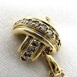 Tiffany Women's Signature Cross Diamond Necklace Pendant in 18k Yellow Gold