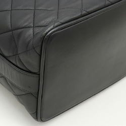 CHANEL Chanel Matelasse Coco Mark Shoulder Bag Leather Black