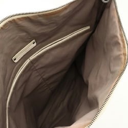 BOTTEGA VENETA Bottega Veneta Punching Shoulder Bag Handbag Leather Ivory