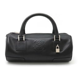 LOEWE Anagram Handbag Leather Black