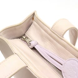 CHANEL Camellia Coco Mark Tote Bag Shoulder Lambskin Leather Pink Lavender