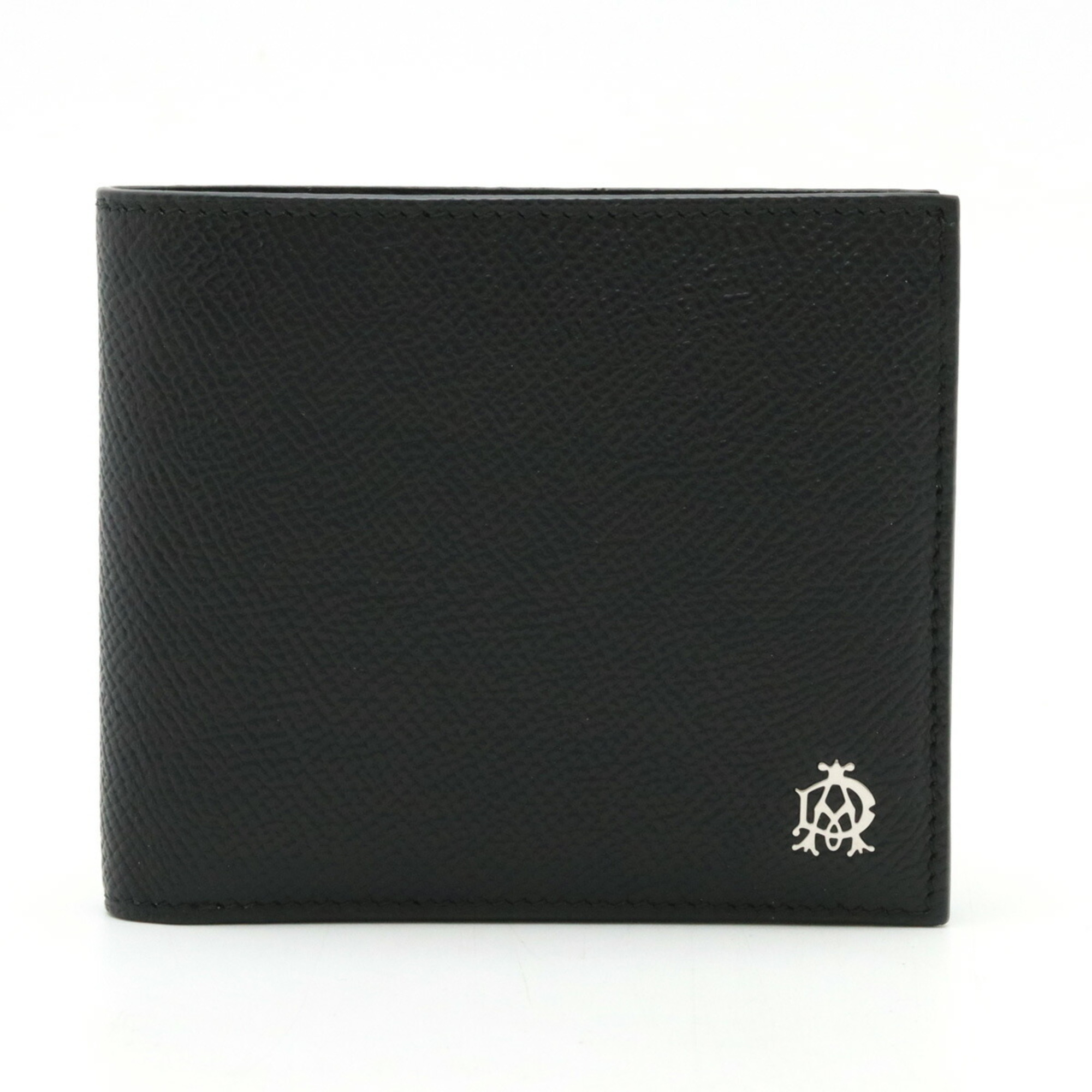 dunhill BOURDON bi-fold wallet, leather, black, L2X232A