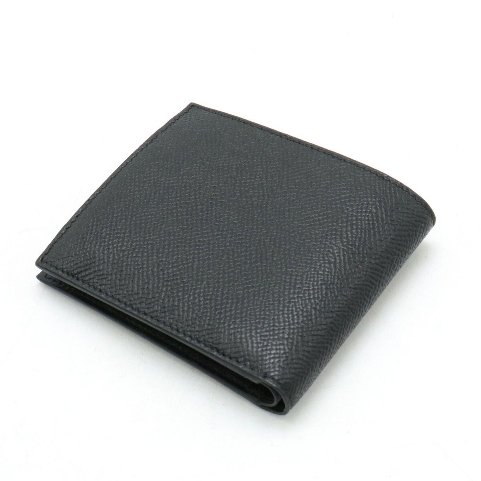 dunhill BOURDON bi-fold wallet, leather, black, L2X232A
