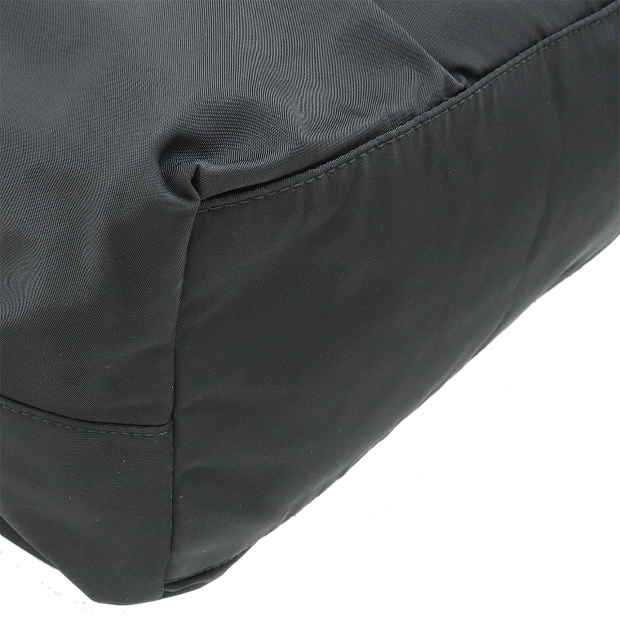 PRADA TESSUTO BOW Gathered Handbag Shoulder Bag Nylon NERO Black Purchased at a Japanese boutique BN1778