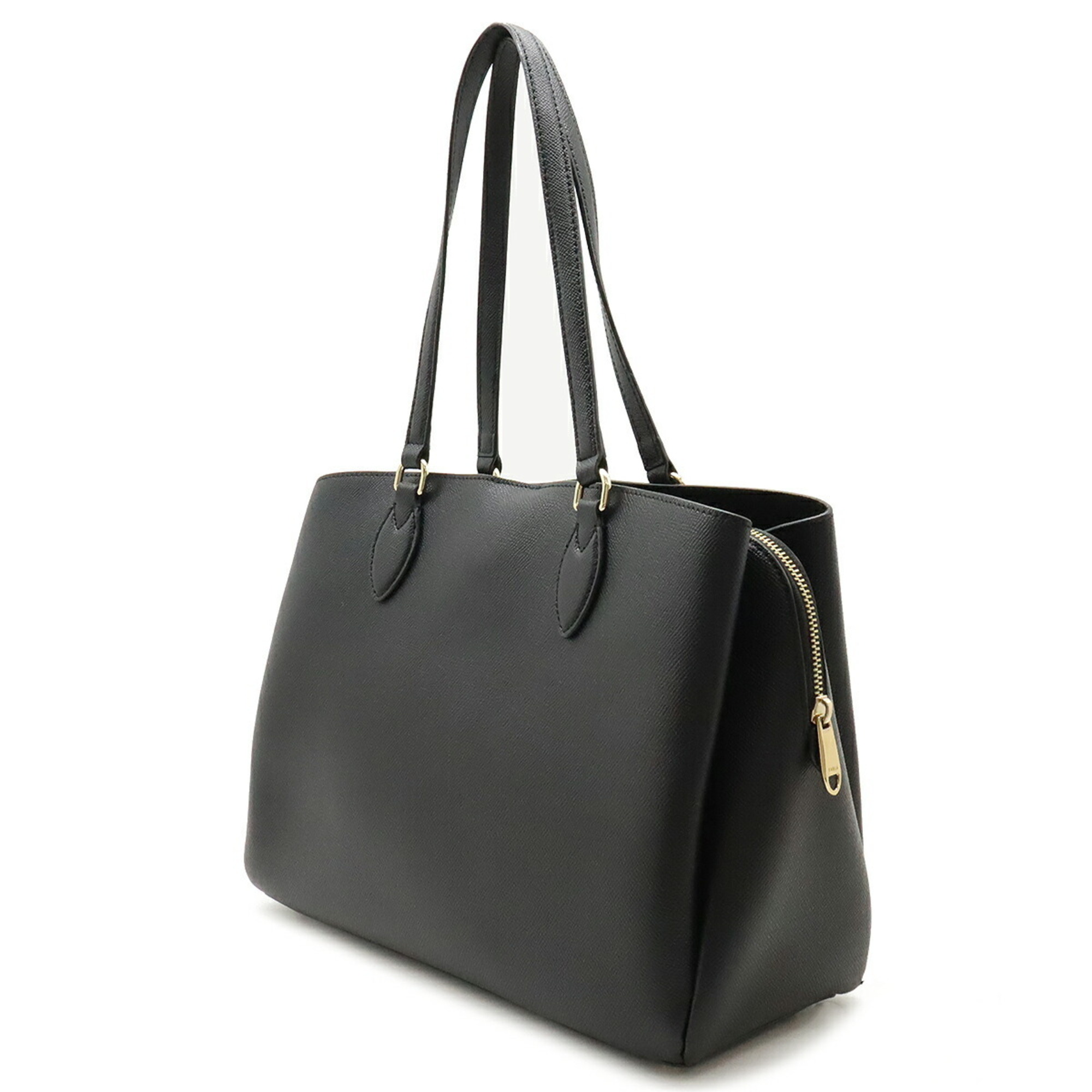 FURLA Tote bag leather black