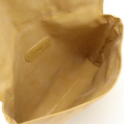 CHANEL Coco Mark Tote Bag Large Shoulder Eco Rubber Coated Beige