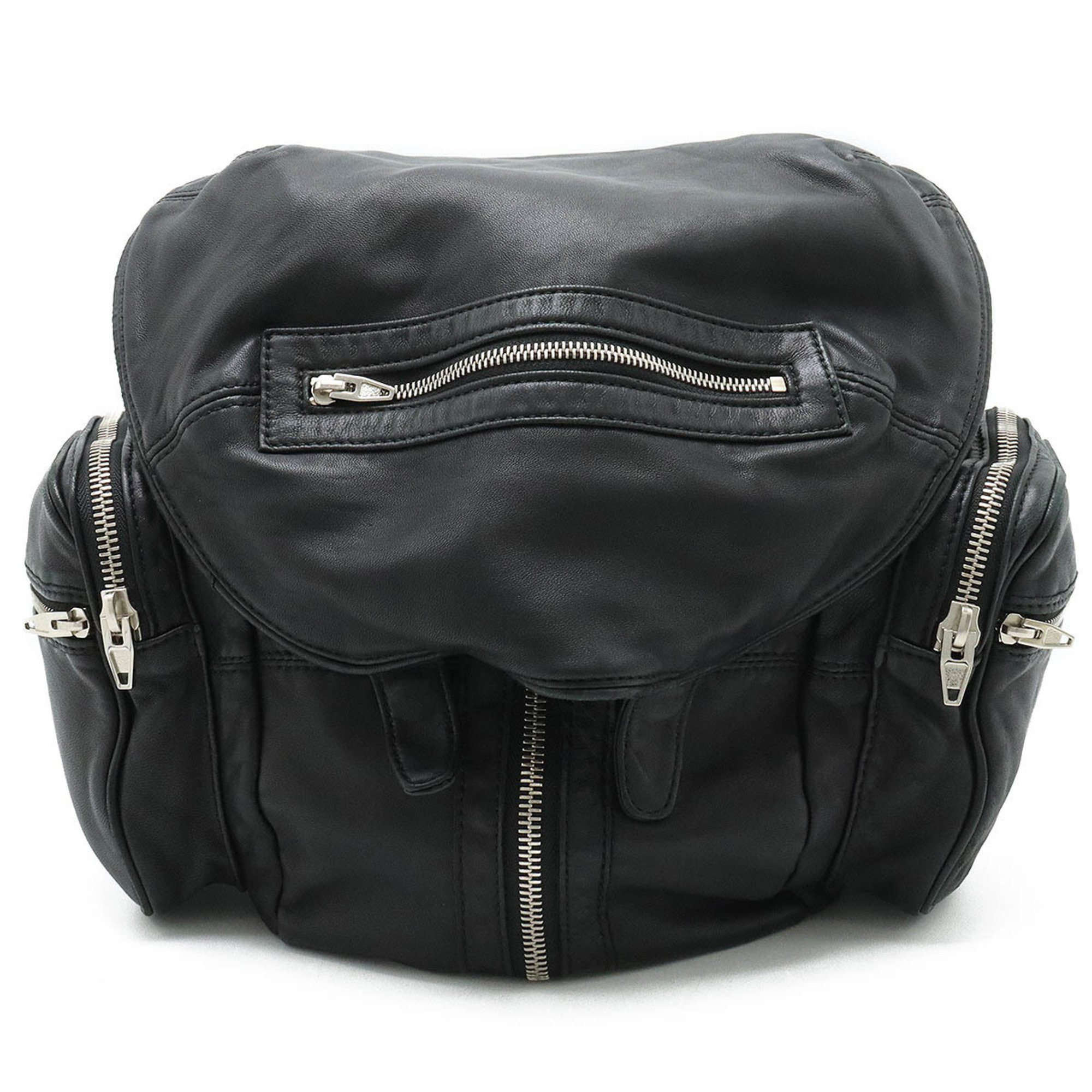 Alexander Wang MARTI Convertible Backpack 3WAY Lambskin Black 204045