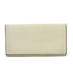 valextra Valextra Bi-fold Long Wallet Leather Cream