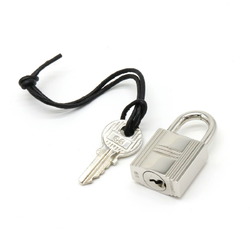 HERMES Padlock No.104 with Key Silver Color