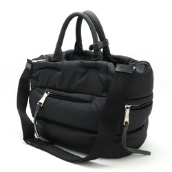 PRADA TESSUTO BOMBER Bomber Tote Bag Shoulder Nylon Leather NERO Black Purchased at a Japanese boutique BN2632