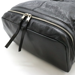 BALENCIAGA Traveler Backpack Leather Black 340138
