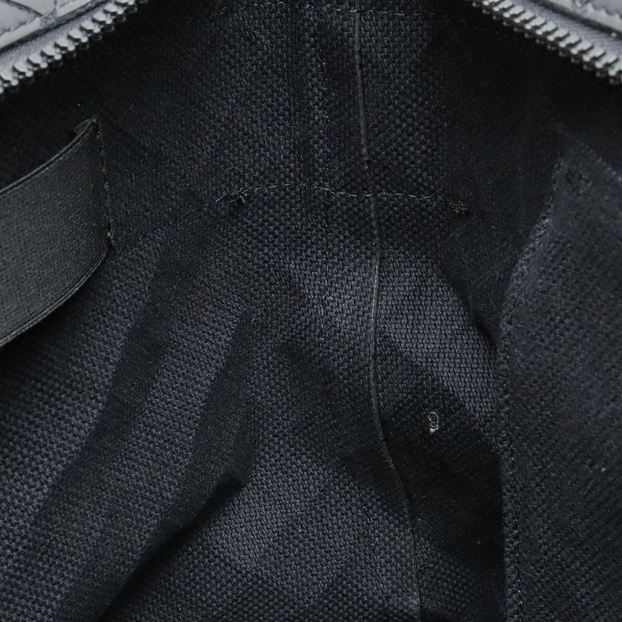 BOTTEGA VENETA New Rubber Intrecciato Tote Bag Shoulder Black 651681