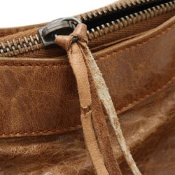 BALENCIAGA The First Handbag Shoulder Bag Leather Brown 103208