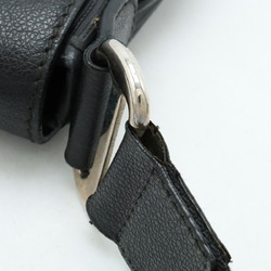 BVLGARI Bulgari Millerige Shoulder Bag PVC Leather Black 29751