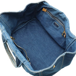 PRADA CANAPA Tote Bag Large Handbag Denim AVIO Blue Purchased at a Japanese boutique B1872B