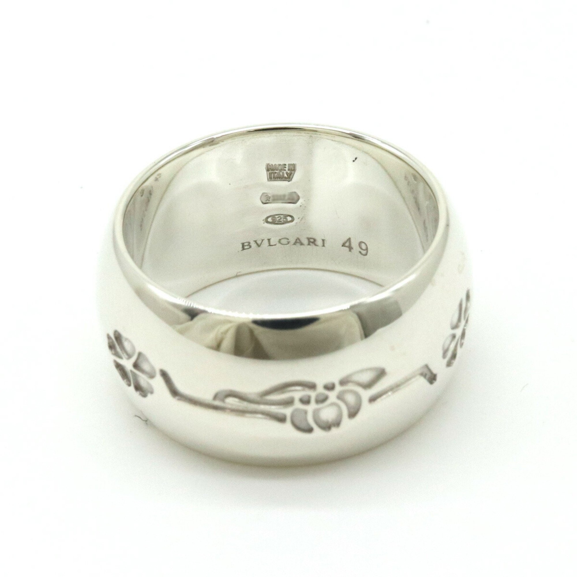 BVLGARI Save the Children Sotirio Ring Charity SV925 Silver #49 Japanese Size Approx. 10.5