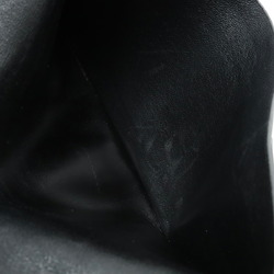 HERMES Bearn 2PLIS Dupri Tri-fold Long Wallet Leather Black G Stamp
