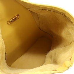 LOEWE Anton Backpack Rucksack Shoulder Bag Leather Yellow