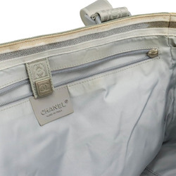 CHANEL Chanel Sport Line Coco Mark Tote Bag Shoulder Nylon Canvas Grey Multicolor