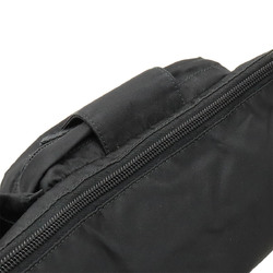 PRADA Prada Waist Bag Pouch Body Hip Nylon NERO Black VA0056