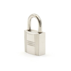 HERMES Padlock No. 120 with Key Silver Color