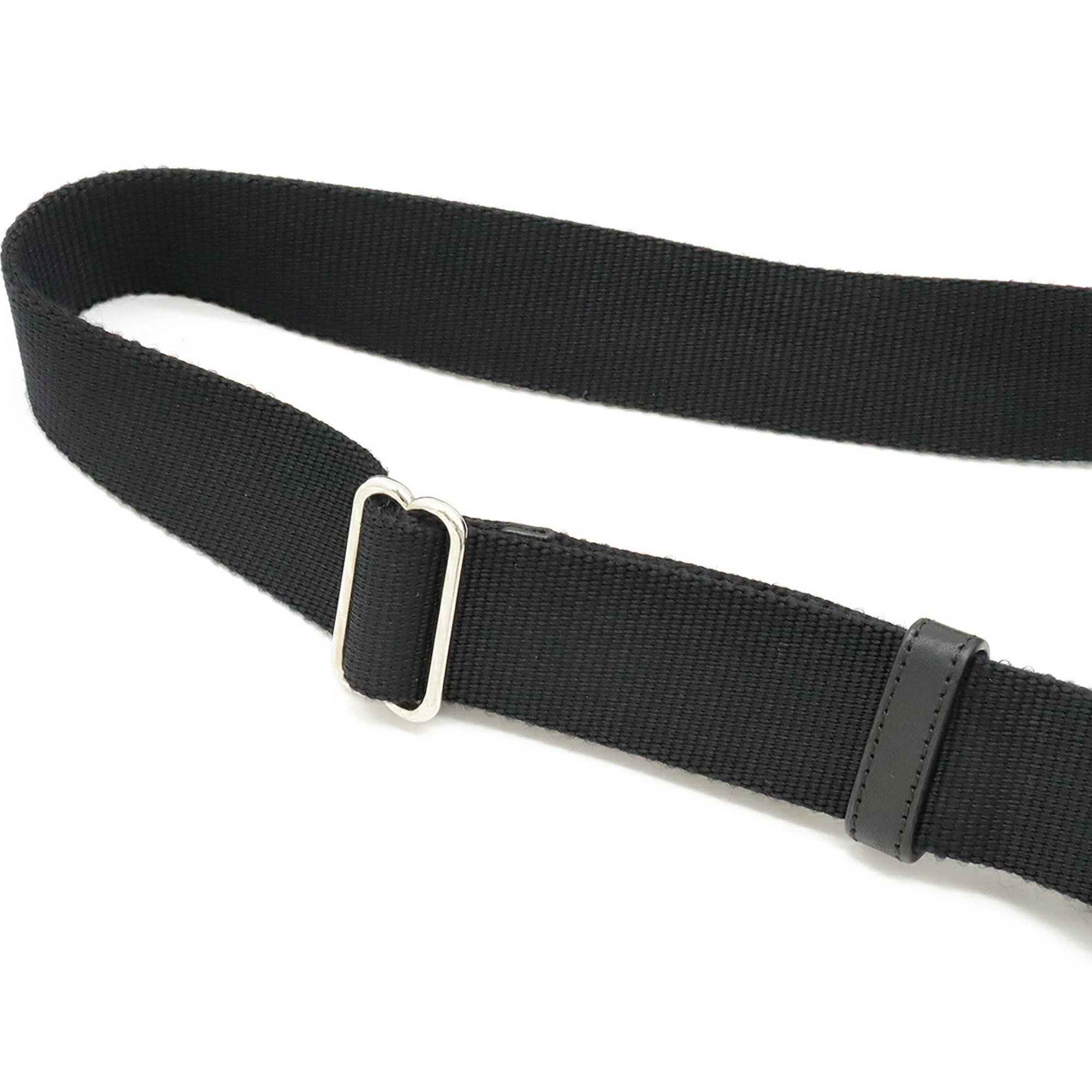 BURBERRY Checked shoulder bag PVC Leather Grey Black 8013987