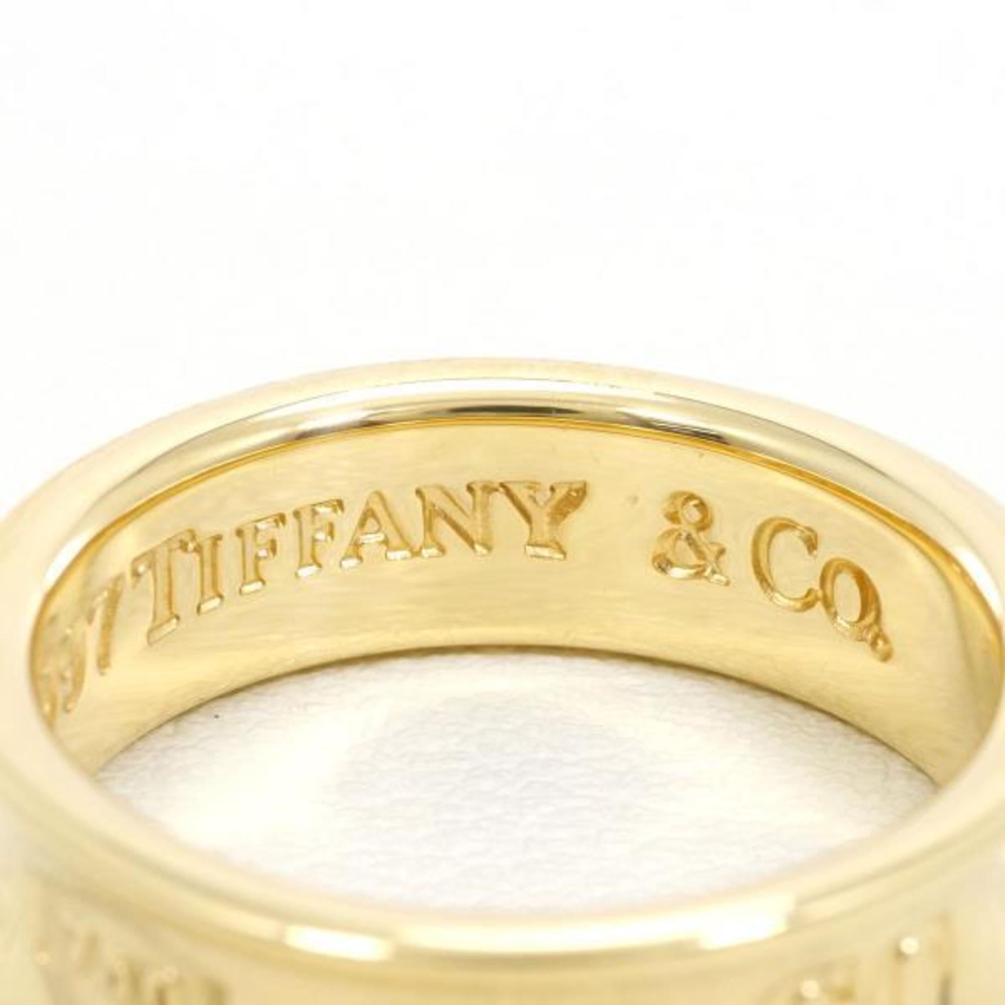 Tiffany 1837 Narrow K18YG Ring Total weight approx. 7.2g