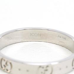 Gucci Icon K18WG Ring Total weight approx. 4.6g