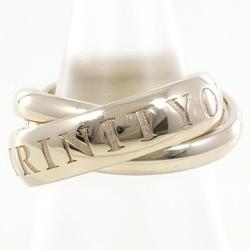 Cartier Trinity 1998 Xmas Limited Edition K18WG Ring Total weight approx. 10.5g
