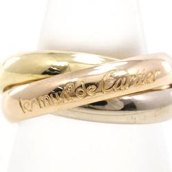 Cartier Trinity K18YGWGPG Ring Total weight approx. 7.9g